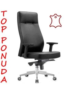 MB Stolice - Radna fotelja B 990 Prirodna koža crna - B990