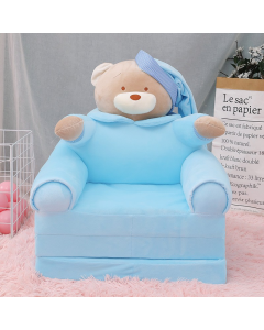Baby Line Foteljica za decu SLEEPING BEAR BLUE B028 - 8606031941002