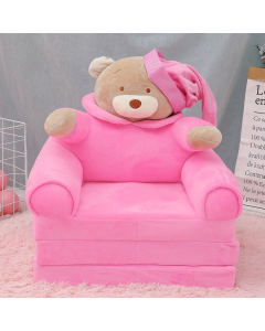 Baby Line Foteljica za decu SLEEPING BEAR PINK B029 - 8606031941019