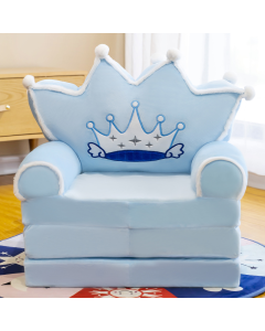Baby Line Foteljica za decu BLUE PRINCE CROWN B054 - 8606031941224