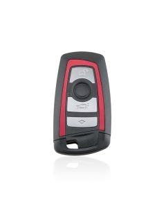 888 CAR ACCESSORIES Kućište oklop ključa 4 dugmeta  za BMW sa crvenim okvirom - B159-AP000