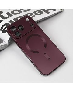 Maska za iPhone 17 Pro Max 6.9 bordo Magsafe Chrome - 224201-1