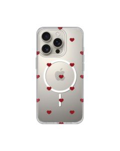 Maska za iPhone 16 Pro 6.3 Red Hearts Print Magsafe