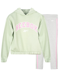 REEBOK set duks i helanke za velike devojčice, siva mint zelena - B4840RG77