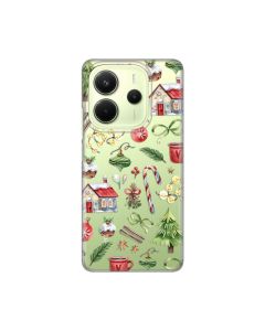 Maska za Xiaomi Redmi Note 14 4G (SRB) Winter Spirit Silikonska Print Skin