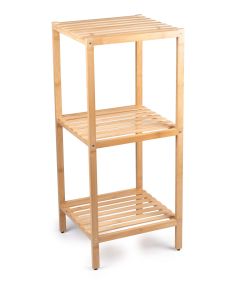 ALPINA Bambusova polica za kupatilo sa 3 nivoa 33 × 31,5 × 77,5 cm