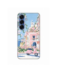 Maska za Samsung S931B Galaxy S25 Pink Italy Silikonska Print