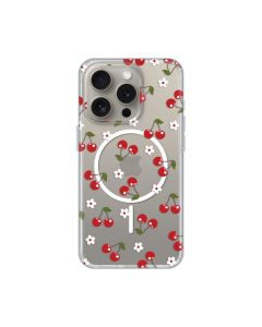 Maska za iPhone 15 Pro 6.1 Cute Cherries Print Magsafe - 8021050
