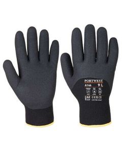 PORTWEST Rukavice A146 Artic winter, crna - 54322XXL