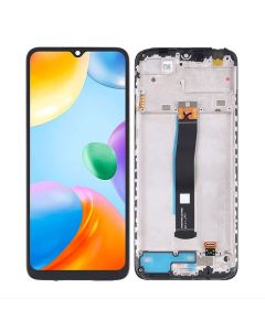 LCD za Xiaomi Redmi 10C + touch screen + frame Black CHO