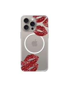 Maska za iPhone 15 Pro Max 6.7 Kisses Print Magsafe
