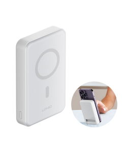 Back up baterija LDNIO PQ16 10000mAh, 15W wireless, sivo bela - 215592
