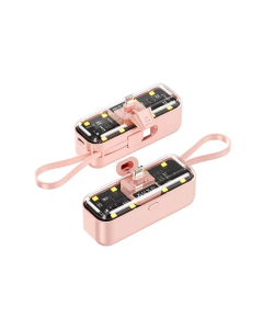 Power bank prenosiva baterija privezak Oxpower 5000mAh lightning roze - 218412