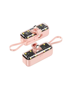 Power bank prenosiva baterija privezak Oxpower 5000mAh Type C roze - 218411