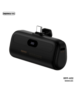 Power bank prenosiva baterija REMAX Capsule series RPP-632 2A Type C 5000mAh siva - 215562