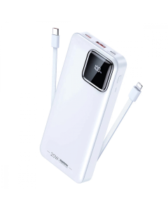 Power bank prenosiva baterija REMAX Suji Series RPP-513 20W+22.5W PD+QC 20000mAh bela - 206318-1