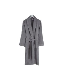 DEKOR DOM Bade mantil CALDO L - Zero Twist Smoke - 023830