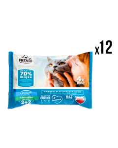 FRENDI Vlažna hrana za mačke Bakalar i pastrmka 48/1