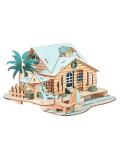 3D drvena slagalica-Bali island Vila - 25-1-1