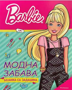 Barbie modna zabava: bojanka sa nalepnicama - 9788662433695