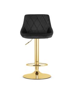 OSKAR Barska stolica kast black / gold baza