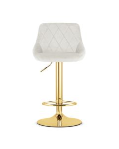 OSKAR Barska stolica kast white / gold baza