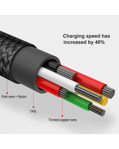 Kabel Baseus MVP Elbow USB iPhone Lightning 1.5A crni 2m - CALMVP-A01