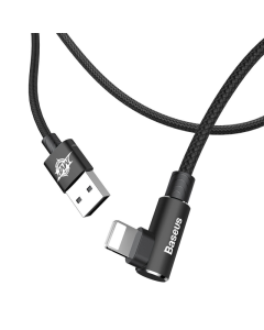 Kabel Baseus MVP Elbow USB iPhone Lightning 2A crni 1m - CALMVP-01