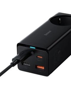BASEUS Punjač Gan3Pro 65W AC/2*Usb A/2*Type C + kabl Type C