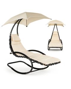 MODERNHOME Baštenska ležaljka / ljuljaška Hamak, bež - PH158A BEIGE