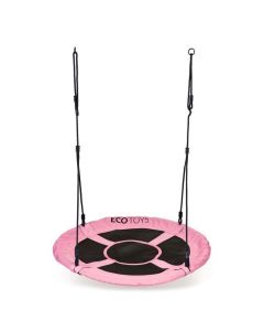 ECO TOYS Baštenska ljuljaška 100 cm, roze - ecotoys