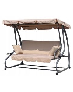 MULTIGARDEN Baštenska ljuljaška/ležaljka 2u1, bež - G2025-B BEIGE