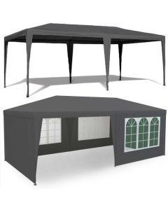 MULTIGARDEN Baštenski šator, 3x6 m, 6 stranica, gray,