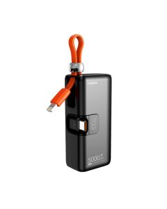 MOXOM Power bank MX-PB08 5000mAh, crna