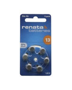 RENATA Baterija za slušni aparat Zinc Air dugmasta ZA13 6/1