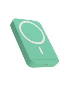 Power bank MagSafe Wireless 5000 mAh, zelena - BAT9173