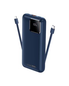 REMAX Power Bank Suji Series PD 20W+QC 22.5W Fast Charging Cabled 20000mAh RPP-513, plava - BAT9187