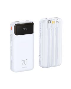 REMAX Power Bank Reyluck Series RPP-686 brzo punjenje 2.1A 20000mAh, bela - BAT9423