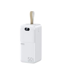 REMAX Power bank Piloteer 20W PD+22.5W 2.4A 50000mAh RPP-117, bela - BAT9432
