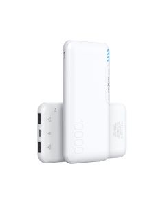 MOXOM Power bank MX-PB119 10000 mAh 2.4A, bela - BAT9436