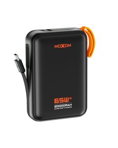 MOXOM Power Bank MX-PB188, Type C 20000mAh, crna