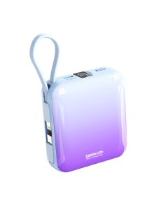 MOXOM Power bank 10000mAh MX-PB155, ljubičasta