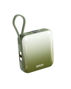 MOXOM Power bank 10000mAh MX-PB155, zelena