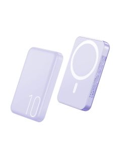 REMAX Power bank MagSafe Usion RPP-65 PD20W + wireless 15W 10000mAh, ljubičasta