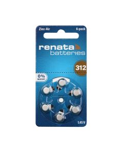 Baterija za slusni aparat Zinc Air dugmasta ZA312 6/1 Renata
