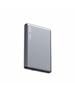 Power Bank MagSafe Moxom MX-PB212 Ultra Thin PD20W + wireless 15W 5000mAh sivi