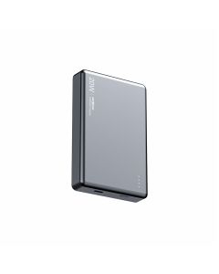 MOXOM power bank MagSafe Ultra Thin MX-PB213 PD20W + Wireless 15W 10000mAh, sivi