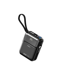 MOXOM power bank Mini Turbo MX-PB209 35W Fast charging 10000mAh, crni