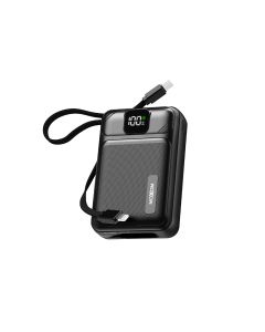 MOXOM power bank Turbo MX-PB211 35W Fast charging 20000mAh, crni