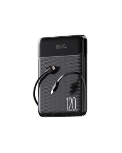 MOXOM power bank Utopia MX-PB180 120W Super fast charging 20000mAh, crni